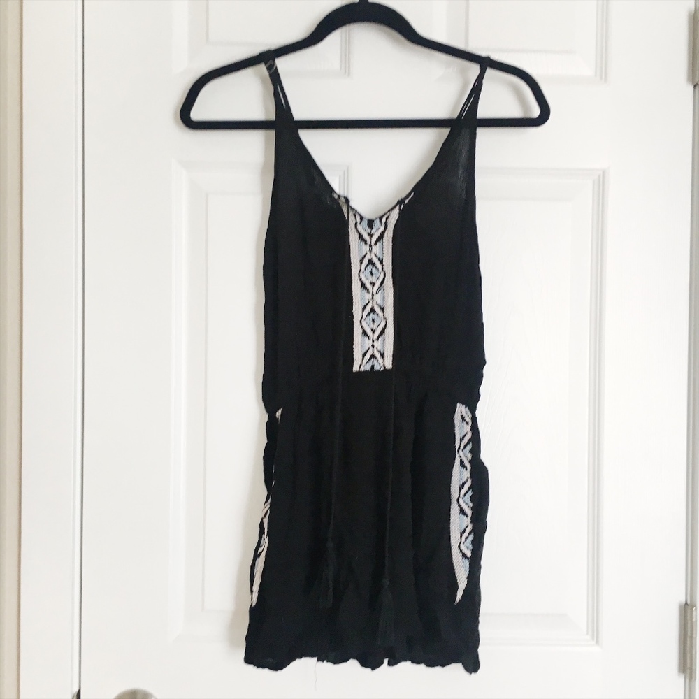 ❗3/$20 Black Tribal Print Romper